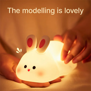 LED Night light Cute Big Face Rabbit