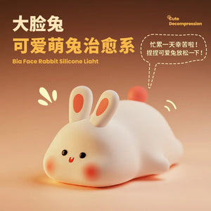 LED Night light Cute Big Face Rabbit